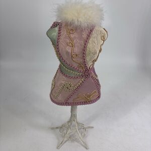 Unique Vintage Jewelry Mannequin Dress Form 14” Victorian